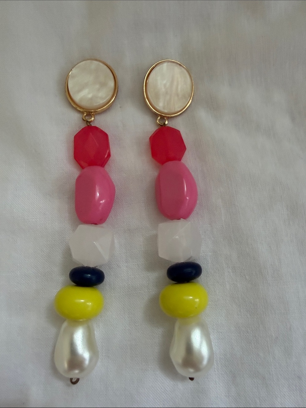 Sugarfix Colorful Multicolor Beaded Drop Earrings - Women Jewelry